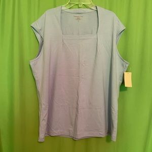 NWT Periwinkle Square Neck Top